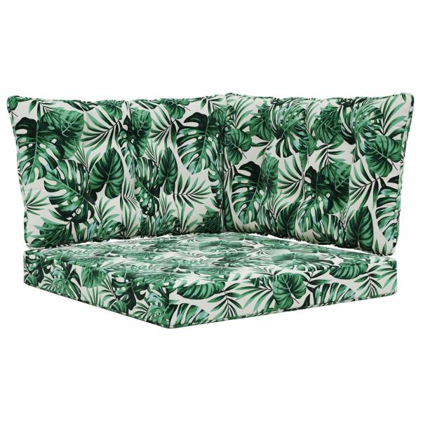 Sofakissen für draußen Polyester Blattmuster 68,5 x 68,5 cm