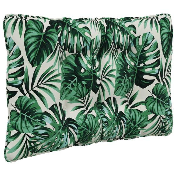 Sofakissen für draußen Polyester Blattmuster 68,5 x 68,5 cm