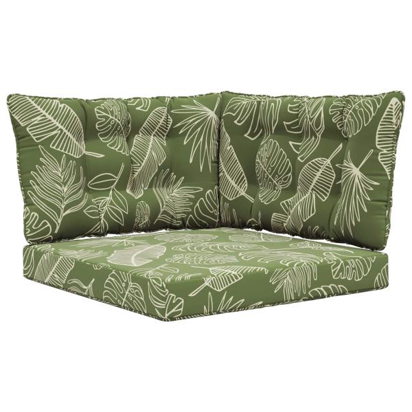 Sofakissen für draußen Polyester Blattdesign 68,5 x 68,5 cm