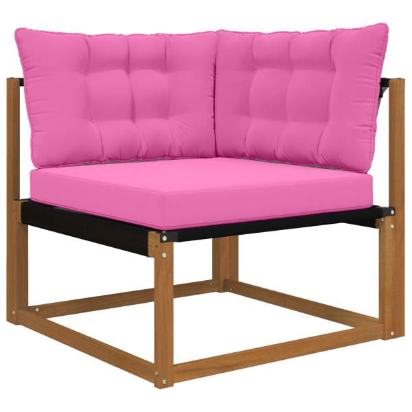Sofakissen für draußen Polyester Rosa 68,5 x 68,5 cm