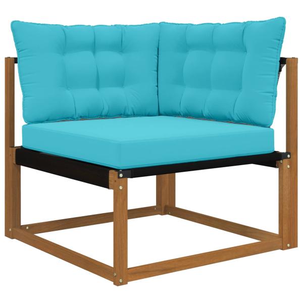 Sofakissen für draußen Polyester Türkis 68,5 x 68,5 cm