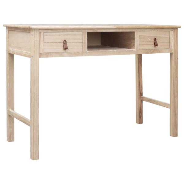 ARDEBO.de - Schreibtisch Natur 110 × 45 × 76 cm Holz