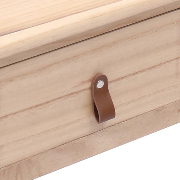 Schreibtisch Natur 110 × 45 × 76 cm Holz