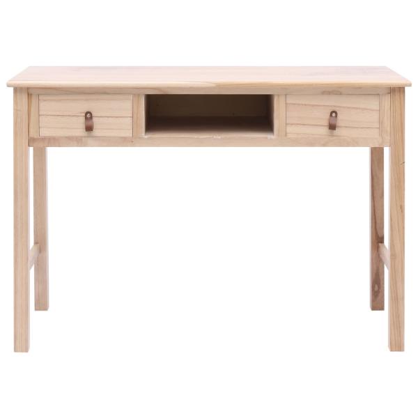 Schreibtisch Natur 110 × 45 × 76 cm Holz