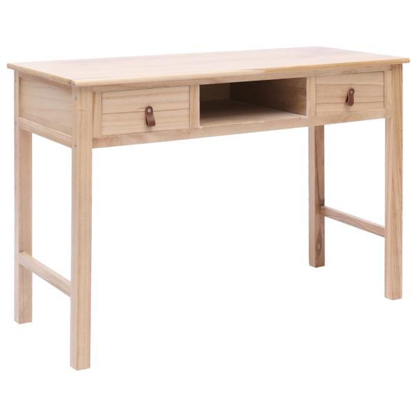 Schreibtisch Natur 110 × 45 × 76 cm Holz