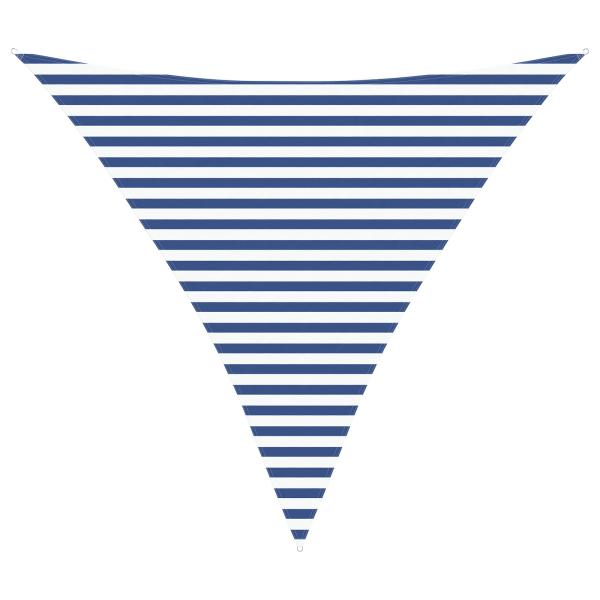 Sonnensegel Blau und Weiß 3,6 x 3,6 x 3,6 m