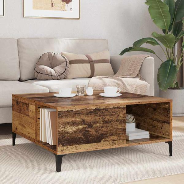 Couchtisch Altholz 80 x 80 x 36,5 cm Holzwerkstoff