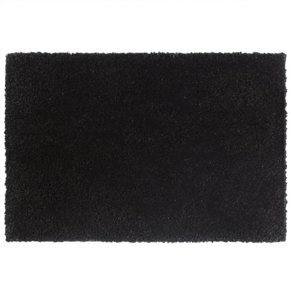 ARDEBO.de - Fußmatte Schwarz 40x60 cm Kokosfaser Getuftet