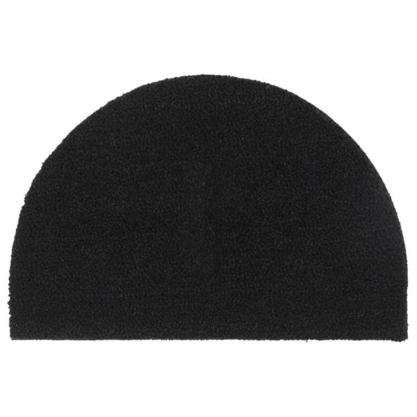 ARDEBO.de - Fußmatte Schwarz Halbrund 40x60 cm Kokosfaser Getuftet