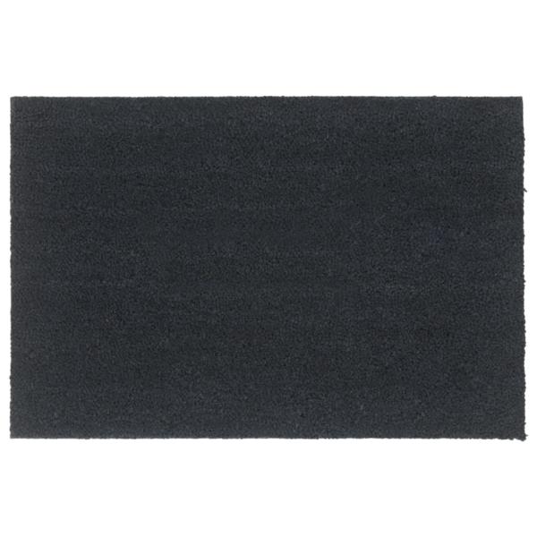 ARDEBO.de - Fußmatte Dunkelgrau 60x90 cm Kokosfaser Getuftet