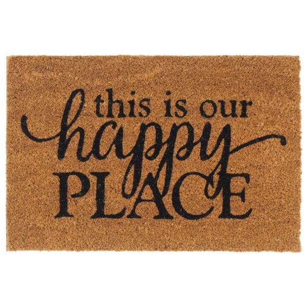 ARDEBO.de - Fußmatte Natur 40x60 cm Kokosfaser Getuftet