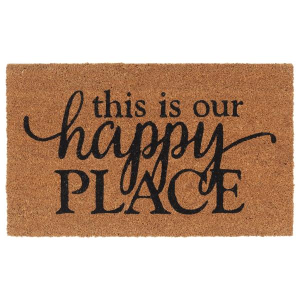 ARDEBO.de - Fußmatte Natur 45x75 cm Kokosfaser Getuftet