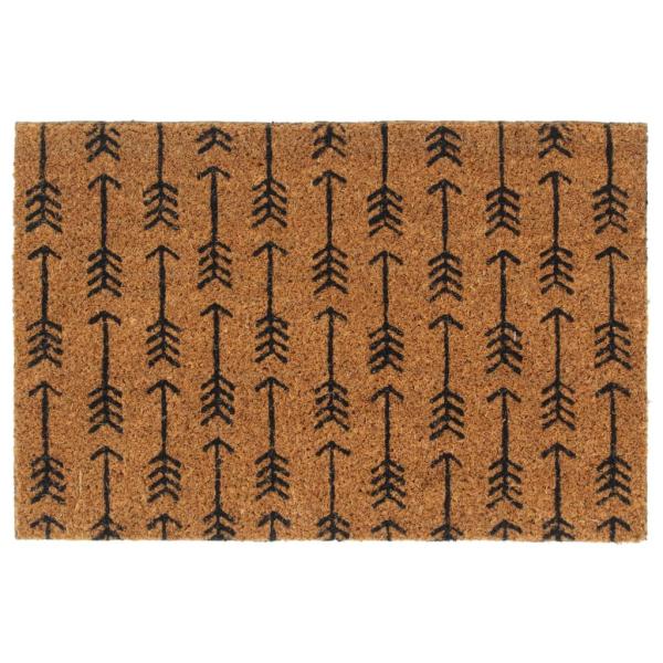 ARDEBO.de - Fußmatte Natur 40x60 cm Kokosfaser Getuftet