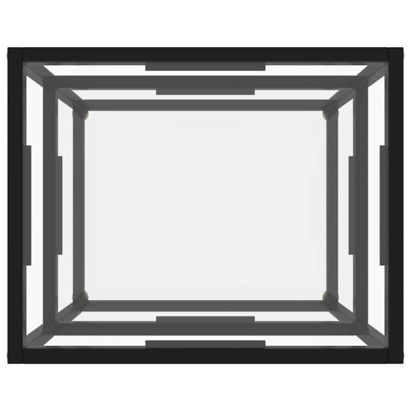 Konsolentisch Transparent 50x40x40 cm Hartglas