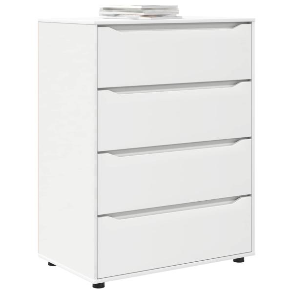 Stauraumschr?nke 80 x 48 x 105 cm Holzwerkstoff Wei?