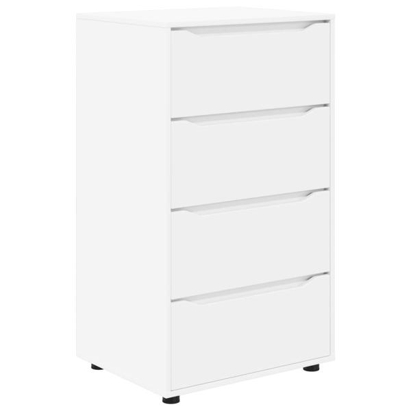 Stauraumschr?nke 60 x 48 x 105 cm Holzwerkstoff Wei?