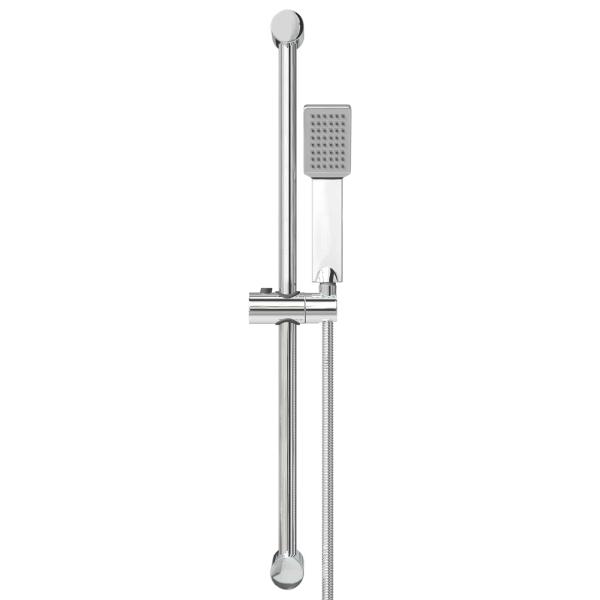 Duschsystem-Set Chrom 70 cm Edelstahl