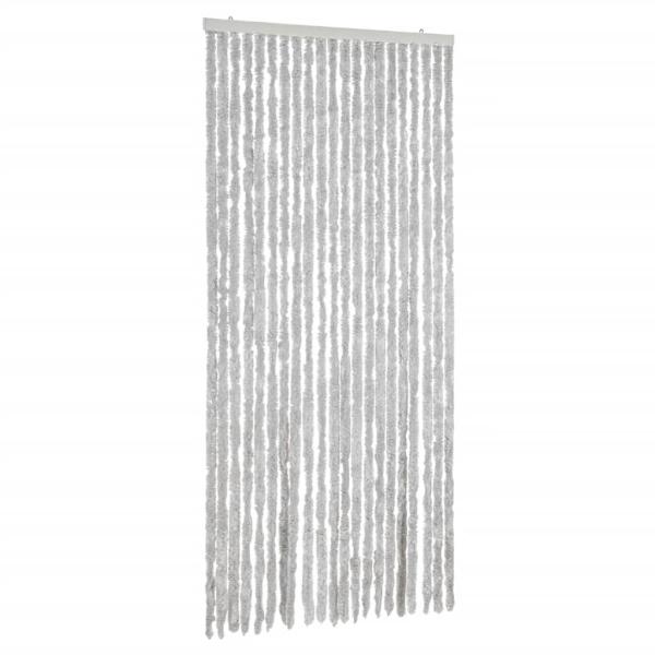 Fliegenvorhang Grau 90x200 cm Chenille