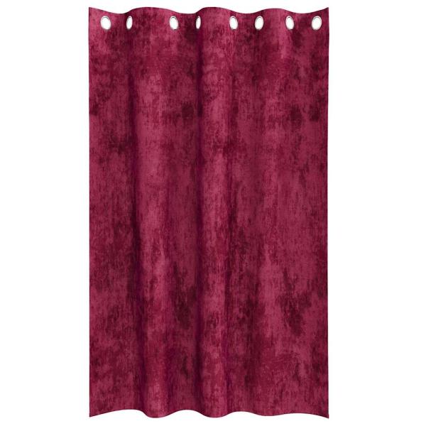 Samtvorhänge 2 Stk. Weinrot 175 x 140 cm Samt
