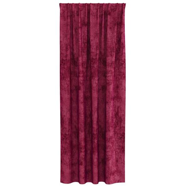 Samtvorhänge 2 stk. Weinrot 225 x 140 cm Samt