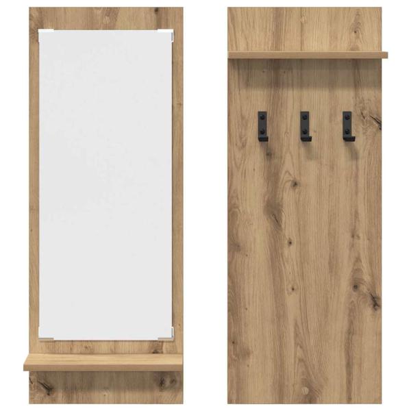 Wandmontierter nachttisch Wandhalterung Artisan-Eiche