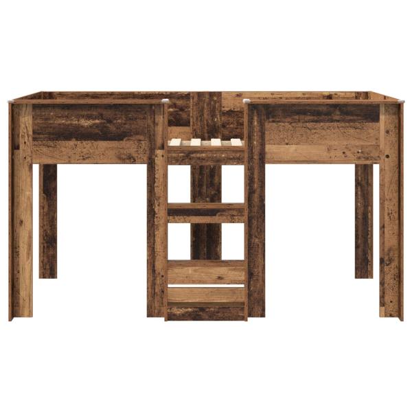 Etagenbett für Kinder Altholz 80 x 200 cm Holzwerkstoff