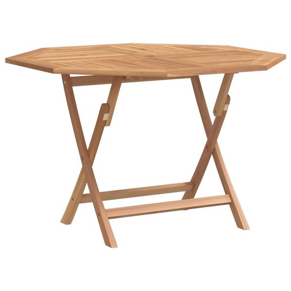 Garten Bistro Set 3 stk. Natur Massivholz Teak