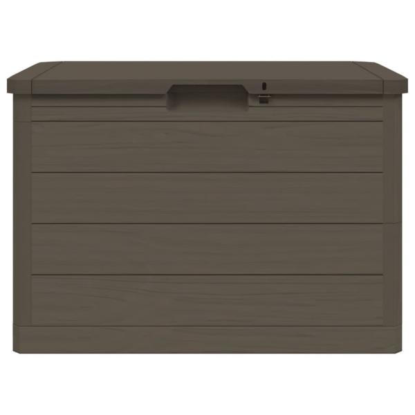 Outdoor-Kissenbox Braun 77,5x44,5x53 cm Polypropylen