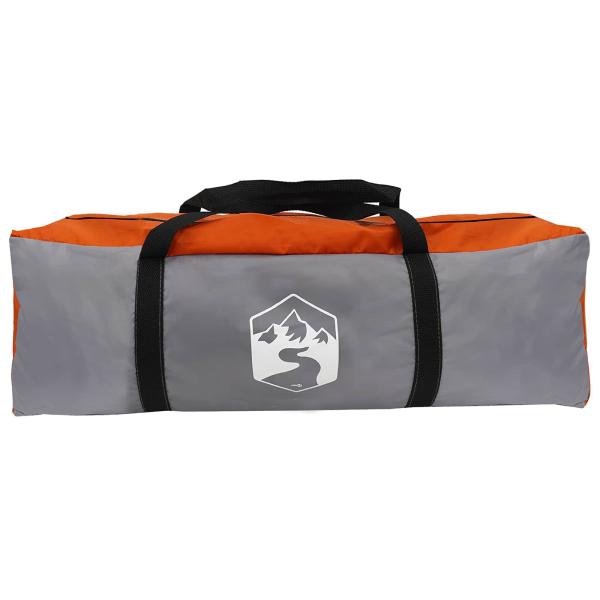 Familienzelt 10 Personen Grau und Orange