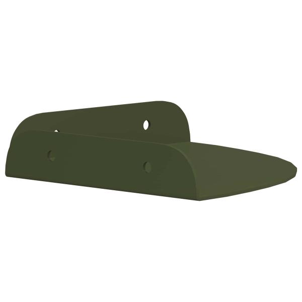Eckregal zum Schweben Eckhalterung 2 Stk. Olive Grün
