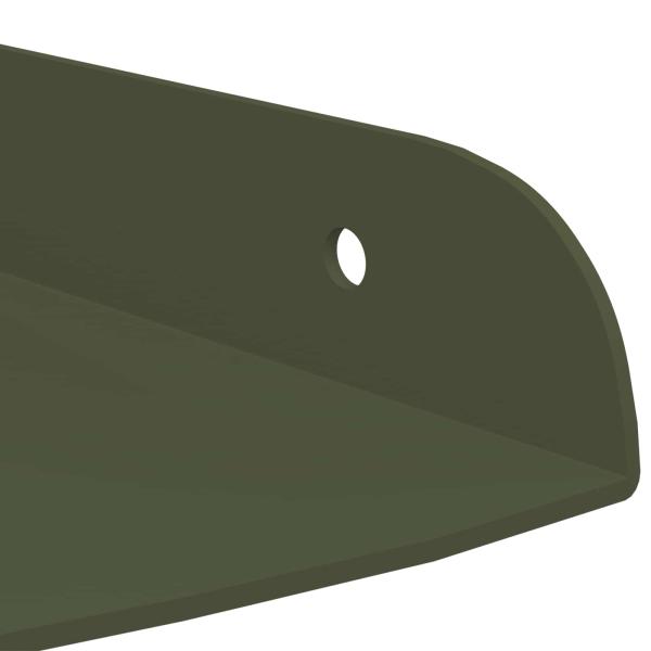 Eckregal zum Schweben Eckhalterung 2 Stk. Olive Grün