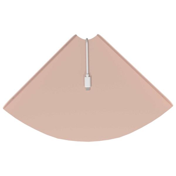Eckregal zum Schweben Eckhalterung 4 Stk. Rosa 24 x 24 x 2 cm