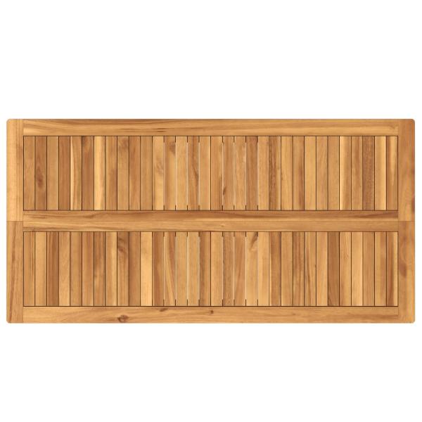 Outdoor Bar Set 7 stk. Natur Massivholz Teak