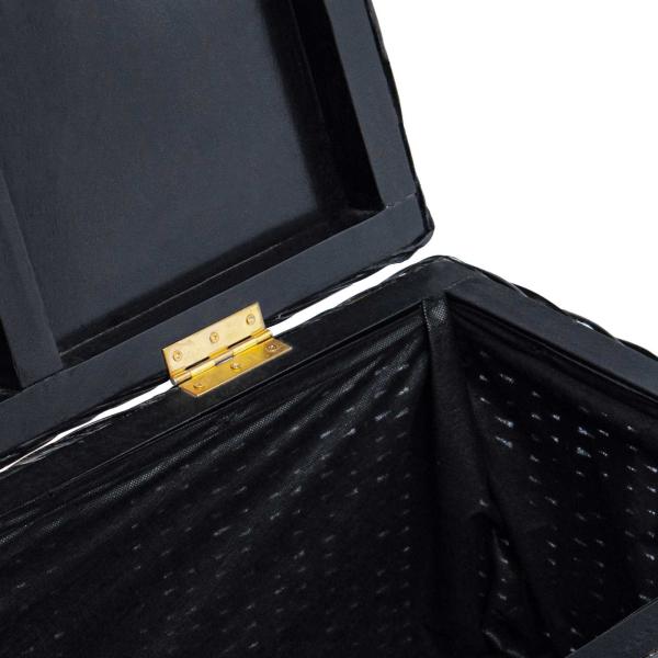 Aufbewahrungsbox Schwarz 110 x 35 x 45 cm