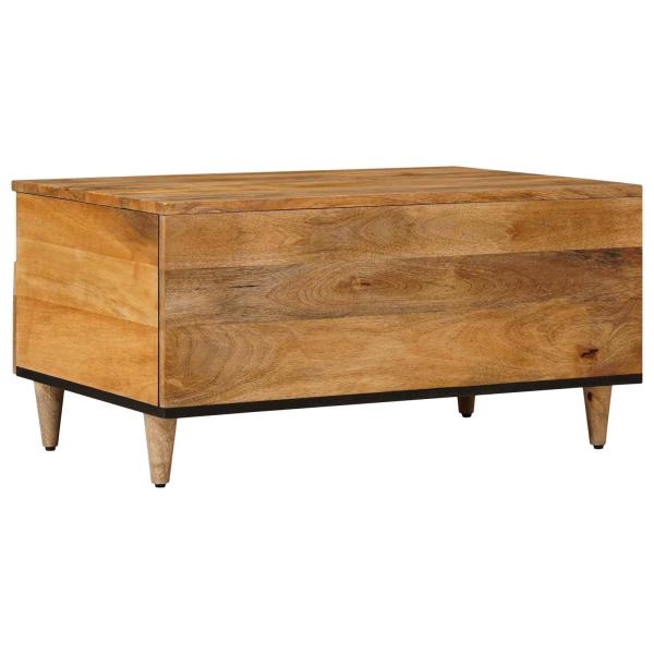 Couchtisch Natur 80 x 54 x 40 cm Massivholz Mango