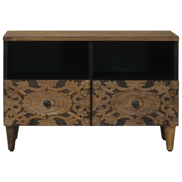 TV-Schränk Braun 70 x 33,5 x 46 cm Massivholz Mango