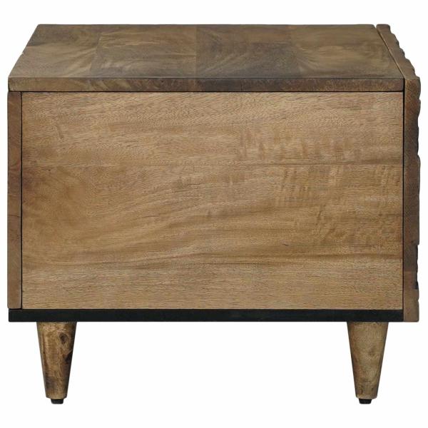 Couchtisch Braun 80 x 50 x 40 cm Massivholz Mango