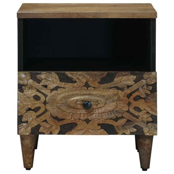 Bettkasten Braun 40 x 33 x 46 cm Massivholz Mango