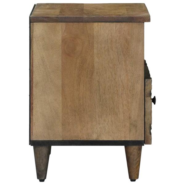 Bettkasten Braun 40 x 33 x 46 cm Massivholz Mango