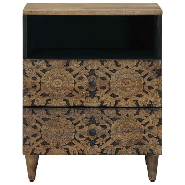 Bettkasten Braun 50 x 33 x 60 cm Massivholz Mango