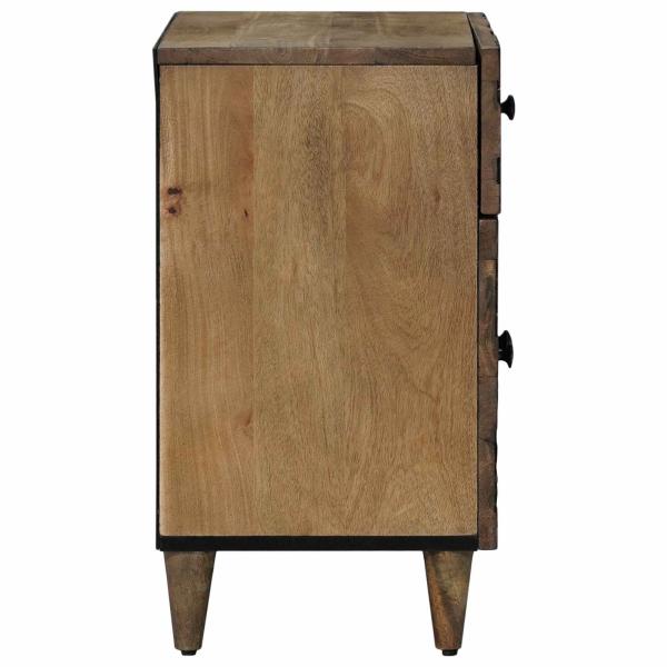 Bettkasten Braun 50 x 33 x 60 cm Massivholz Mango