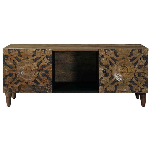 Couchtisch Braun 100 x 54 x 40 cm Massivholz Mango