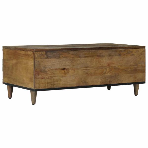 Couchtisch Braun 100 x 54 x 40 cm Massivholz Mango