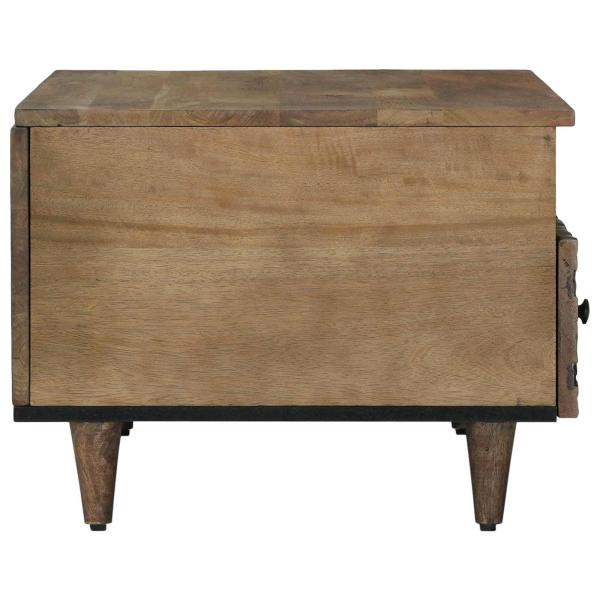 Couchtisch Braun 80 x 54 x 40 cm Massivholz Mango