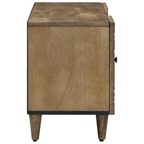 TV-Schr?nk Braun 105 x 33 x 46 cm Massivholz Mango