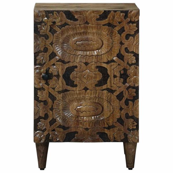 Badezimmerschrank Braun 38 x 33,5 x 58 cm Massivholz Mango