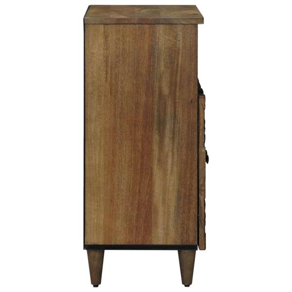 Sideboard mit Speicher Braun 60 x 33,5 x 75 cm Massivholz Mango