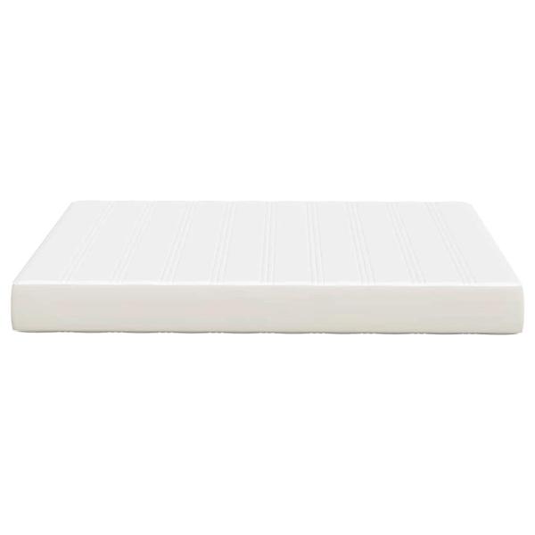 Bettmatratze mit Matratze Creme 140 x 200 cm Stoff