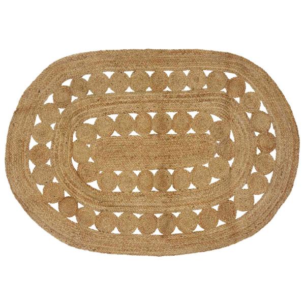 ARDEBO.de - Bereichsteppich Natur 122 x 183 cm Jute