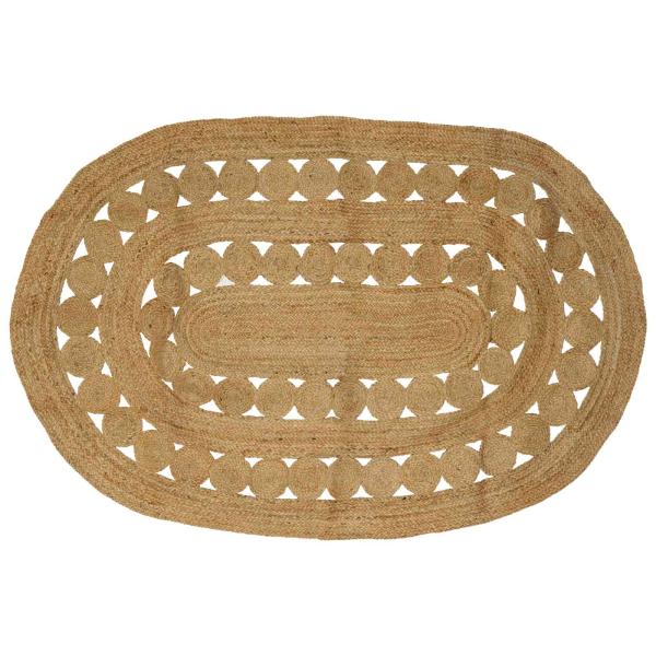 ARDEBO.de - Bereichsteppich Natur 205 x 305 cm Jute